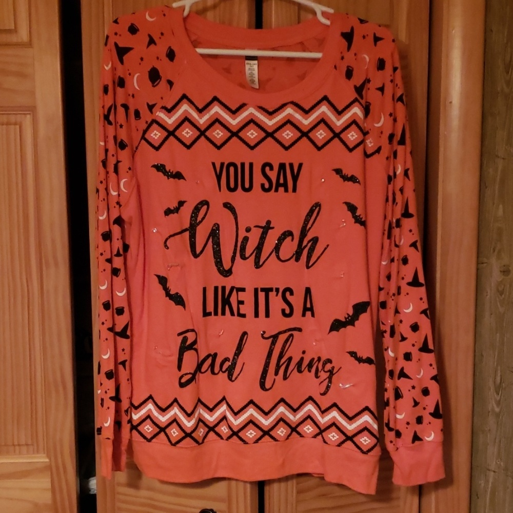 Light Up Halloween Top